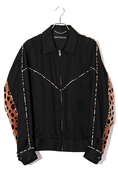 新品 WACKO MARIA レオパード切替ウエスタンジャケットブルゾン