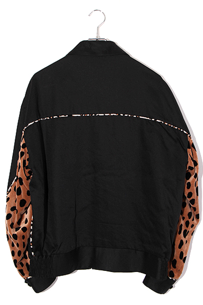 新品 WACKO MARIA レオパード切替ウエスタンジャケットブルゾン