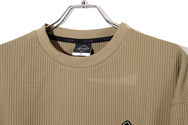 FCRB TECH WAFFLE TEAM CREWNECK TOP FCRB TECH WAFFLE TEAM