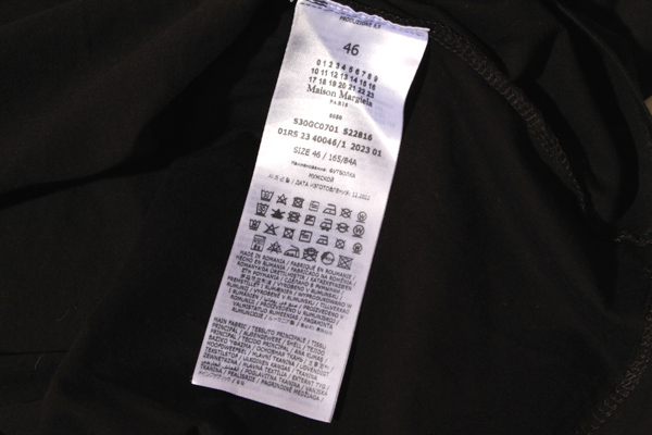 2023SS Maison Margiela 10 メゾンマルジェラ ディストーテッド ロゴ 