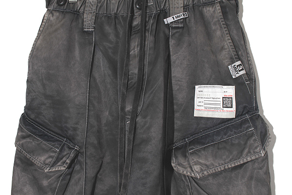 2024SS Maison Mihara Yasuhiro メゾン ミハラヤスヒロ RC TWILL CARGO 