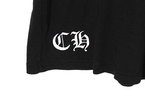 CHROMEHEARTSMクロムハーツ ホースシュー スクロールラベル Tシャツ CHROME HEARTS クロムハーツ（原本無） 国内正規品 ホースシュー