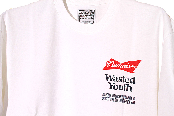 未使用品 Wasted youth × Budweiser ウェイステッドユース