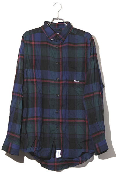 ディセンダント　HYANNIS B.D LS SHIRT マドラスチェック DESCENDANT HYANNIS B.D SS SHIRT FULL 2021SS DESCENDANT ディセンダ