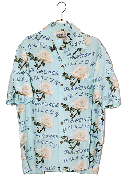 WACKO MARIA ワコマリア HAWAIIAN SHIRT S/S (TYPE-3) 薔薇