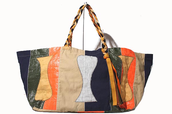 2023AW KHOKI コッキ Color-block vinyl bag カラーブロック