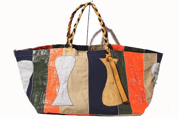 23AW KHOKI コッキ カラーブロック ビニールバッグ トートバッグ 23AW KHOKI コッキ カラーブロック ビニールバッグ トートバッグ KHOKI