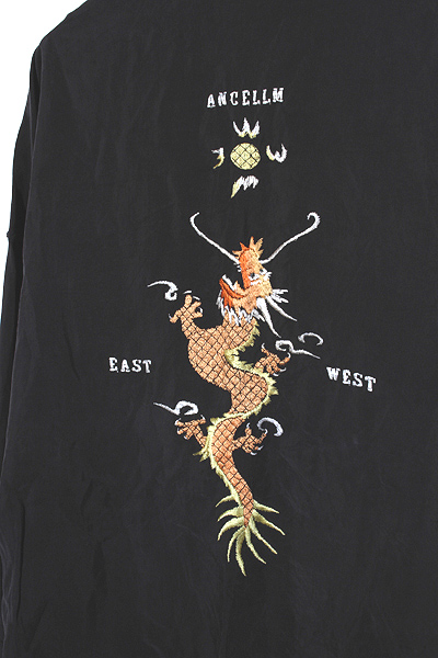 2025SS ANCELLM アンセルム AGING EMBROIDERY SHIRT エイジング 刺繍