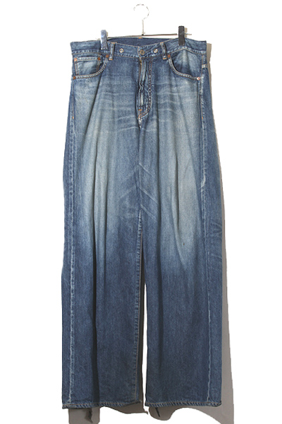 土日特価☆彡【新品未使用品】マインデニム BorderTurtleneck MINEDENIM マインデニム Drawstring.E.Wide 5 pocket Denim