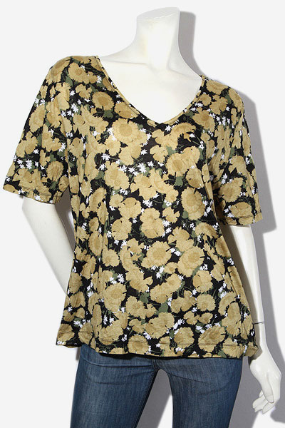 DRIES VAN NOTEN 20SS フラワープリント 半袖カットソー DRIES VAN NOTEN 20SS フラワープリント 半袖カットソー