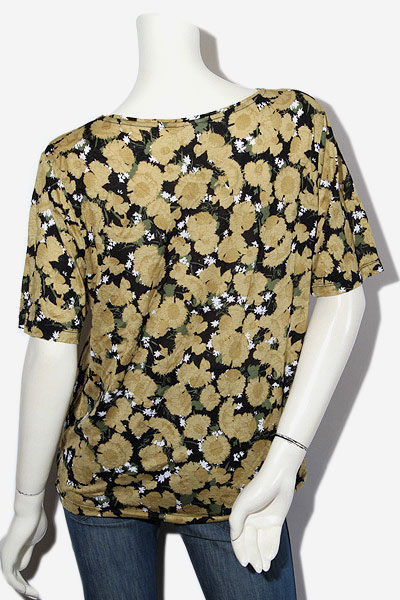 DRIES VAN NOTEN ドリスヴァンノッテン フラワープリント 花柄 Vネック 