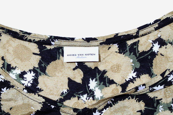 DRIES VAN NOTEN ドリスヴァンノッテン フラワープリント 花柄 V