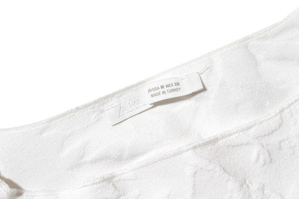 2025SS ZARA ザラ スクエアネック ストレッチ ワンピース M