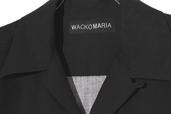 WACKO MARIA TIM LEHI ワコマリア アロハシャツ　黒 WACKO MARIA (ワコマリア)】 TIM LEHI アロハシャツ│WACKO