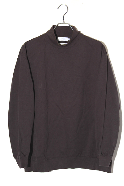 Graphpaper グラフペーパー Heavy Weight Mock Neck Hem Rib Tee 