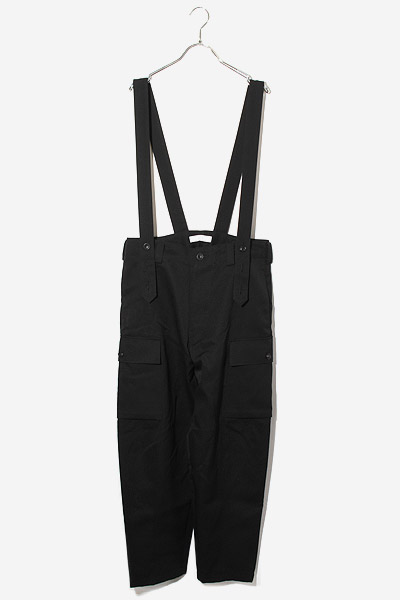 2021AW Ujoh ウジョー WOOL GABARDINE PAPER FINISH SUSPENDER