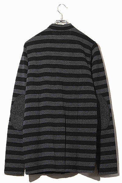 25S/S JUNYA WATANABE MAN パッチワークボーダーT COTTON STRIPE X MULTI MATERIAL PATCHWORK SHIRT｜JUNYA