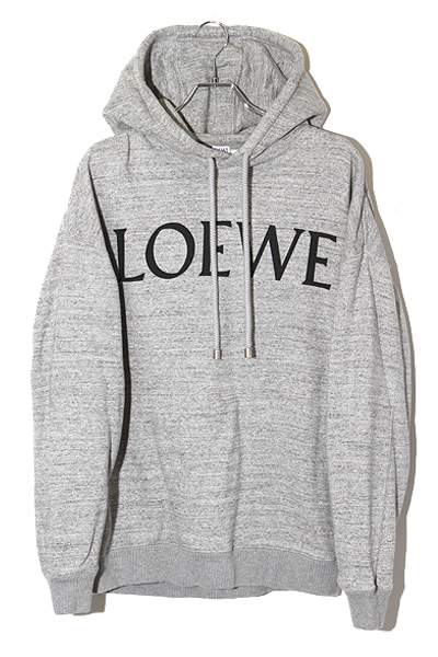 2023AW LOEWE ロエベ ロゴ プリント プルオーバー パーカー フーディー 