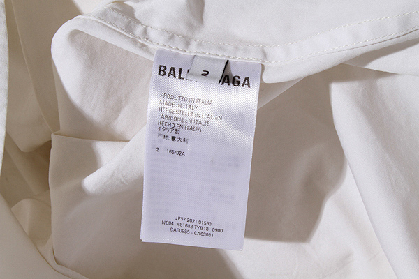 BALENCIAGA バレンシアガ Back Slit Shirt バックスリットシャツ