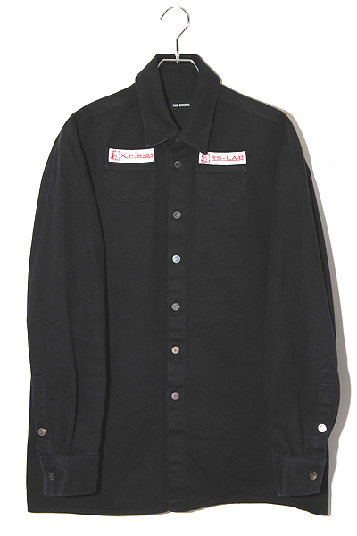 20SS RAF SIMONS ラフシモンズ SLIM FIT DENIM SHIRT スリムフィット 