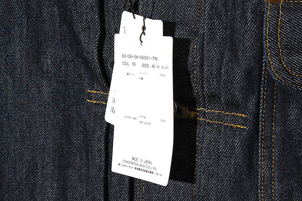 未使用品 リー LEE 2025AW 未使用品 Lee TOMORROWLAND リー