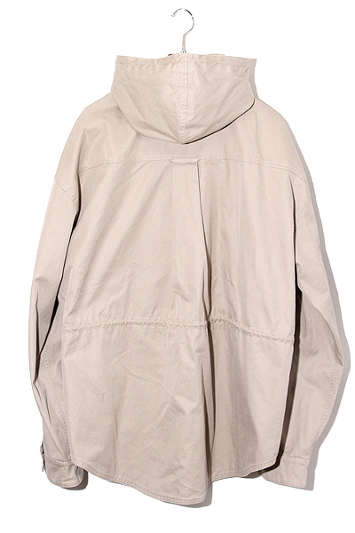 BALENCIAGA バレンシアガ Drill Hooded Parka Shirt ドリルフーデッド 
