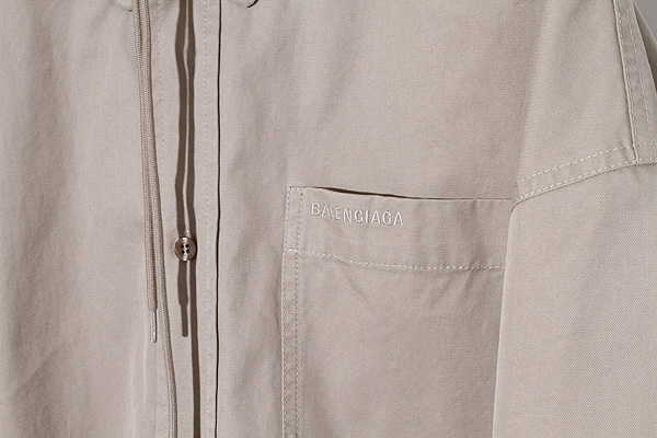 Balenciaga フーデッド シャツジャケット Balenciaga フーデッド シャツジャケット