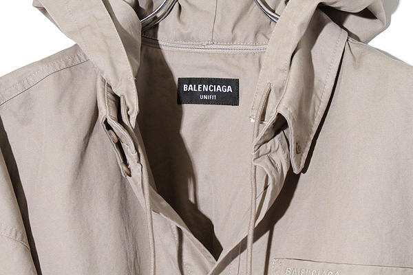 BALENCIAGA バレンシアガ Drill Hooded Parka Shirt ドリル