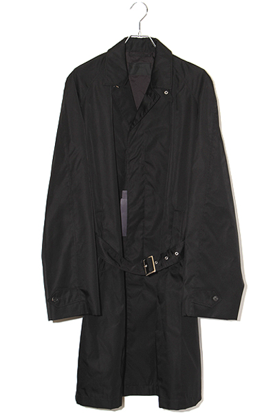 PRADA プラダ Re-Nylon コート ナイロン トレンチコート 48 BLACK 