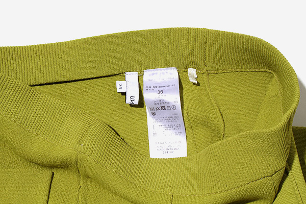 UN3D. アンスリード MINIMAL KNIT PT スリット ミニマル ニット