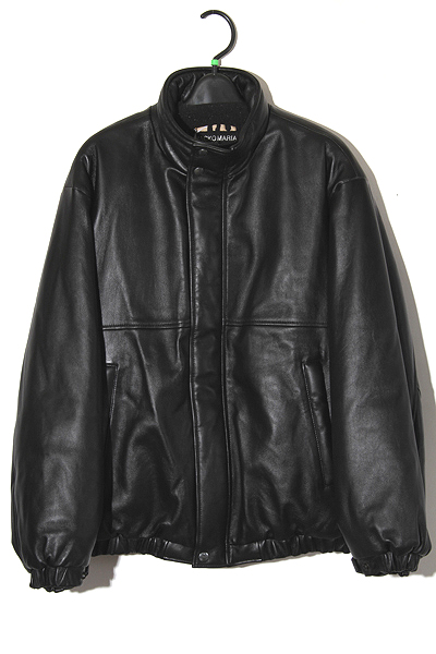 M 未使用品 2024AW WACKO MARIA ワコマリア LEATHER PUFFER JACKET