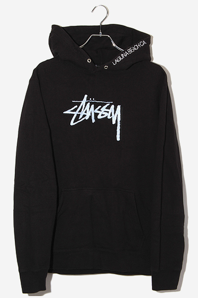 STUSSY ステューシー laguna beach hoodie ロゴ刺繍 プルオーバー 