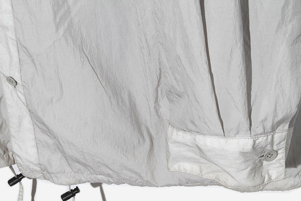 ATON エイトン HAND DYED NYLON SHIRT JACKET ナイロン シャツ