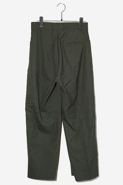 TOGA PULLA トーガ プルラ フロントタック ワイドパンツ 34 KHAKI  
