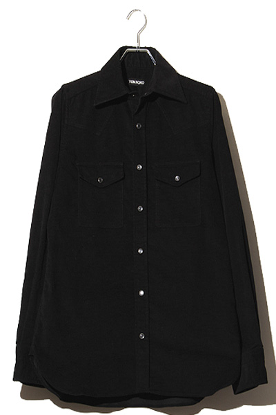 トムフォード TOM FORD TOM FORD トムフォード Velvet Western Shirt 