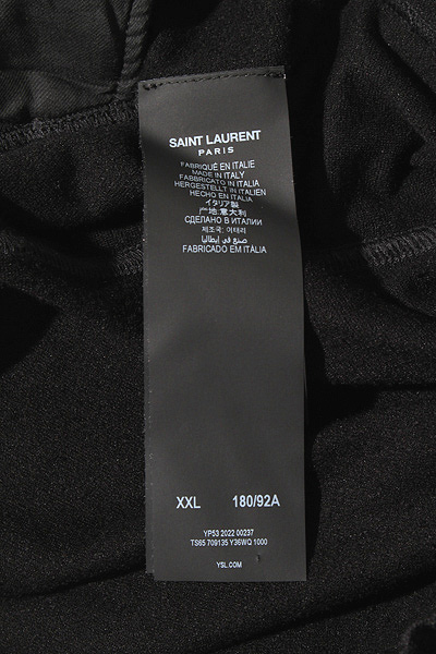 SAINT LAURENT PARIS サンローラン パリ ベルベット ベロアパンツ