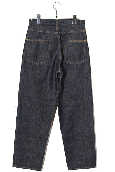 オーラリー 24SS ハードツイスト ワイド デニム 30 ブラウン パンツ