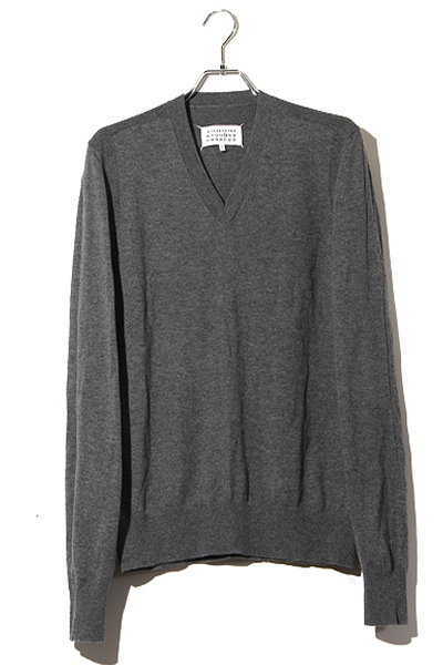 19AW メゾンマルジェラ 14 Vネック 長袖 カシミヤ ニットセーター M 2019AW Maison Margiela 14 メゾンマルジェラ 14 Vネック 長袖