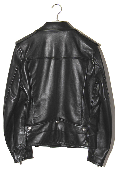 未使用品 SAINT LAURENT PARIS サンローラン パリ L01 ラムレザー 羊革 