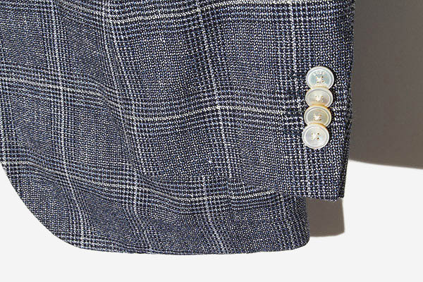 【中古】2022SS HUGO BOSS ヒューゴボス SLIM FIT チェック 2B テーラードジャケット 46 BLUE ブルー 50468936 /◆ 2022SS HUGO BOSS ヒューゴボス SLIM FIT チェック 2B テーラード