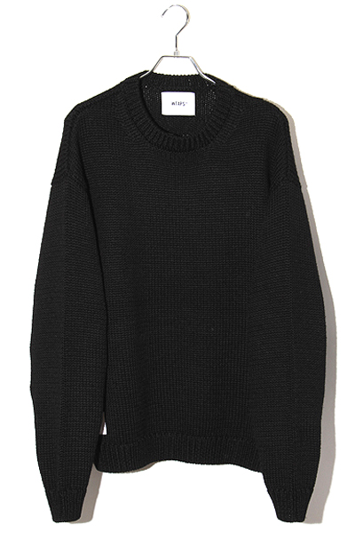 2023AW WTAPS ダブルタップス SWEATER / POLY. T-ROCK バックロゴ 