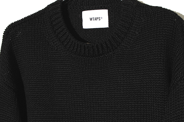 2023AW WTAPS ダブルタップス SWEATER / POLY. T-ROCK バックロゴ