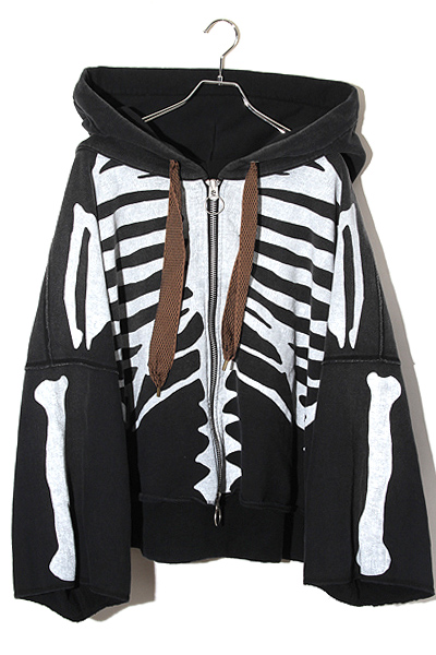 未使用品 KAPITAL キャピタル 裏毛 デビルフードブルゾン (BONEpt