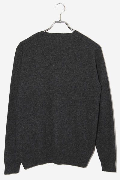 UNIQLO ユニクロ カシミヤVネックセーター 長袖 L DARK GRAY