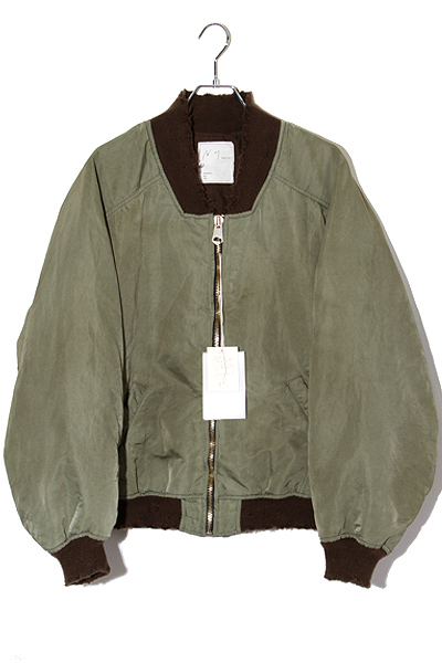未使用品 2025AW ANCELLM アンセルム FADED BOMBER JACKET フェード