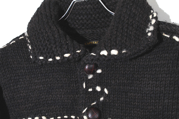 未使用品 2023AW KAPITAL キャピタル Wool Hand Knit Cowichan G Jean 