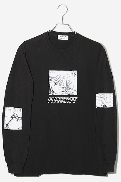 電影少女 × FLAGSTUFF 長袖 Tシャツ　ビデオガール F-LAGSTUF-F × 電影少女 FLAGSTUFF フラグスタフ ビデオガール