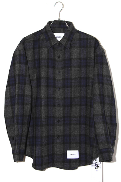 未使用品 2025AW WTAPS ダブルタップス TXT 01 / LS / WOPL. TWEED 