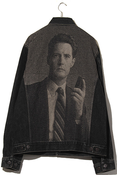 アンダーカバーのブラック デニムジャケット John UNDERCOVER ジョンアンダーカバーブラックデニムジャケット