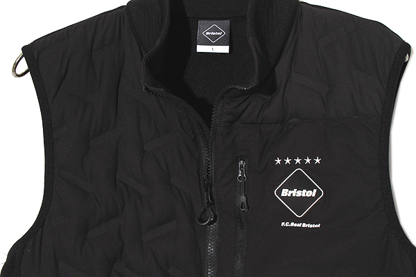 Bristol ブリストル　ポーラテック　パワーストレッチ　ハイブリッドベスト 2023AW F.C.Real Bristol FCRB エフシーレアルブリストル POLARTEC